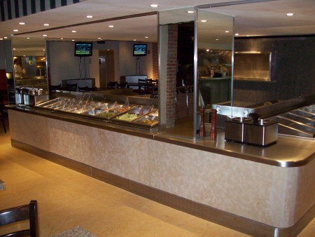 Chazz Cuicuilco, barra de ensaladas